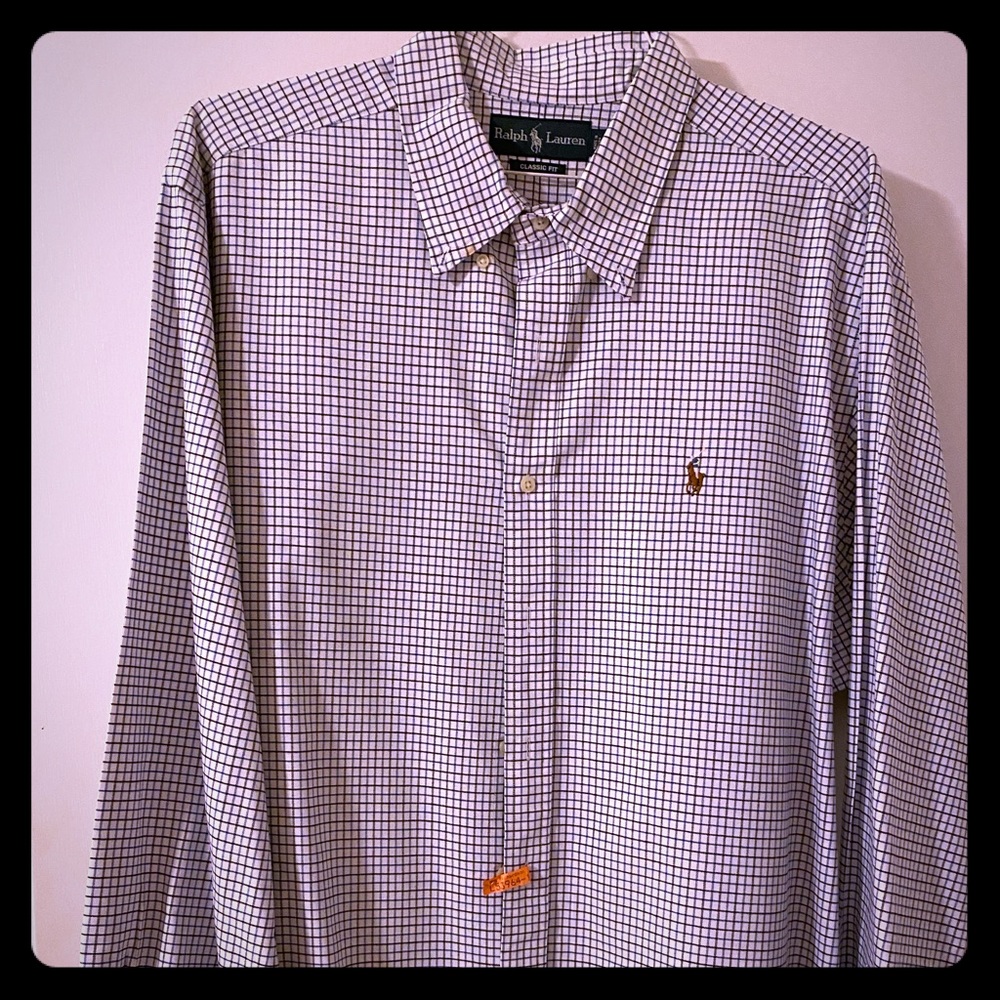 Men’s dress shirt Ralph Lauren XXL ( would fit XL)